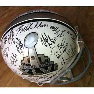   Super Bowl XLVI Helmet   Autographed NFL Helmets Sports Collectibles