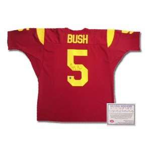 Reggie Bush USC Trojans Autographed Authentic Style Red Jersey  