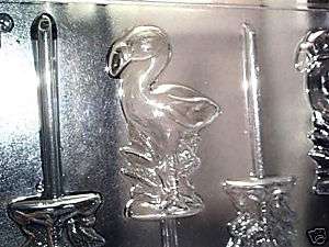 FLAMINGO LOLLY CHOCOLATE CANDY SOAP MOLD MOLDS  