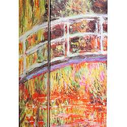 Canvas Double sided Monet Paintings Room Divider (China)  Overstock 