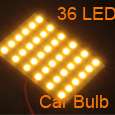 Panel White 24 5050 SMD LED Car Interior Dome Bulb Lamp  