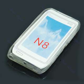 Transparent Silicon Gel Skin Case Cover For Nokia N8 W  