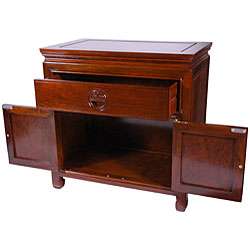 Rosewood Bedside Cabinet (China)  