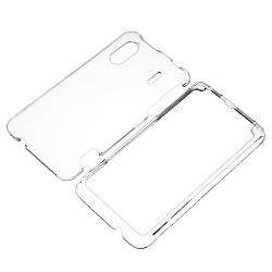 Clear Snap on Crystal Case for HTC EVO Design 4G  