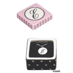   Box & Necklace   Letter E Jewelry Box and Necklace Toys & Games