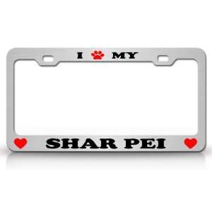  I PAW MY SHAR PEI Dog Pet Animal High Quality STEEL /METAL 