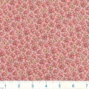  45 Wide Forever Yours Flowers Allover Pink Fabric By The 
