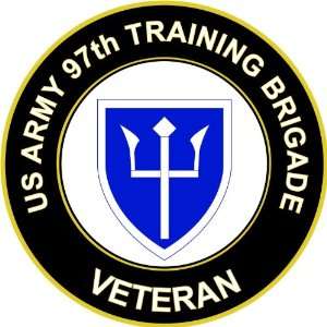  US Army Veteran 97th Training Brigade Sticker Decal 3.8 