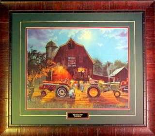 Dave Barnhouse The REMATCH Tractor Print Framed  
