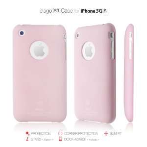 elago S3SF Case for iPhone 3G/3GS (Soft Feeling) Hot Pink + Universal 