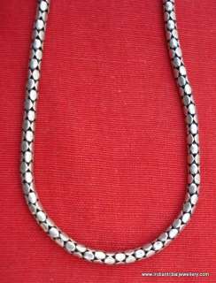 STERLING SILVER CHAIN NECKLACE RAJASTHAN INDIA  