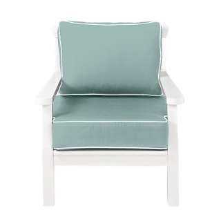   Hardware HAMPTON LOUNGE Chair Cushions SILVER SAGE NEW  