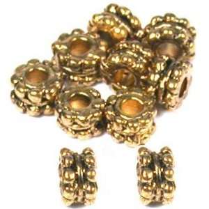 10 Bali Tube Beads Jewelry Stringing Spacer Charm Part  