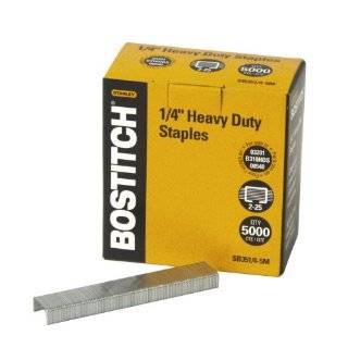   Bostitch Premium Quality Heavy Duty Staples, 0.25 Inch, 5,000