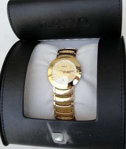Rado Diastar Coupole Gold Plated 33mm Mens Watch  