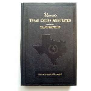  Vernons Texas Codes Annotated Transportation Code 