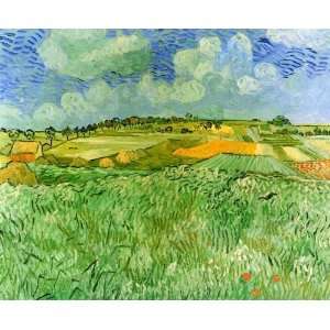   Plain near Auvers: Vincent van Gogh Hand Painted Art: Home & Kitchen