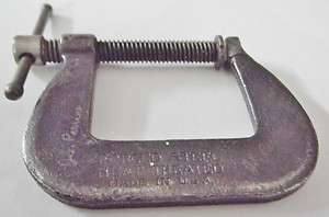 Vintage 3 Inch Super Jr. C Clamp Forged Steel Cincinnati Tool Company 