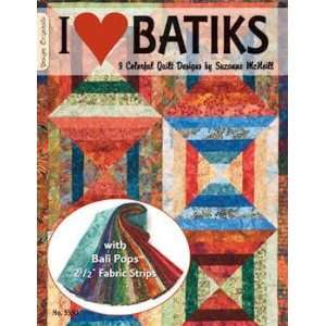  11287 BK I Heart Batiks by Suzanne McNeill of Design 