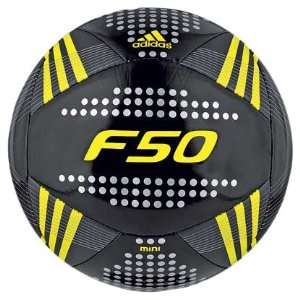  adidas F50 Mini Soccer Ball (Black): Sports & Outdoors