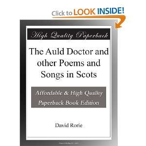   The Auld Doctor and other Poems and Songs in Scots David Rorie Books