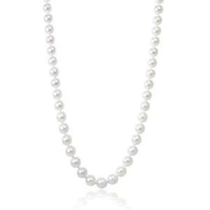  White South Sea Pearl 14k White Gold Opera Necklace 