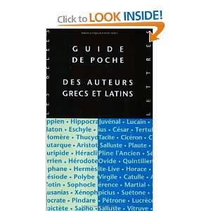   auteurs grecs et latins (9782251441535) Pierre Emmanuel Dauzat Books