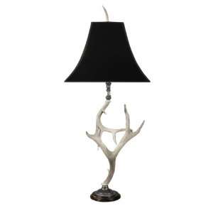  Crystal White Mule & Coues Table Lamp