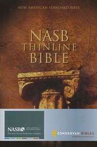 NASB THINLINE BIBLE SOFTCOVER ZONDERVAN NEW  