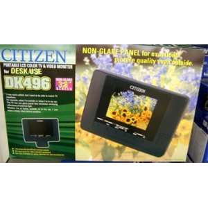  CITIZEN DK496 3 8 PORTABLE LCD COLOR TV VIDEO MONITOR NW 