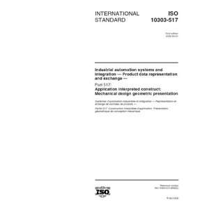    Mechanical design geometric presentation ISO TC 184/SC 4 Books