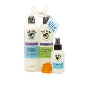  Organic Dog Soothing Care System Shampoo Conditioner and Soothing 
