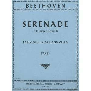 Beethoven, Ludwig Serenade in D Major Op. 8 Set of Parts 