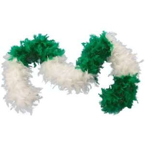  Lets Party By Forum Novelties Inc Green & White Feather Boa Adult 