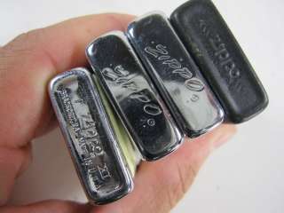 12pc Lot Vintage Zippo Slim Lighters **  