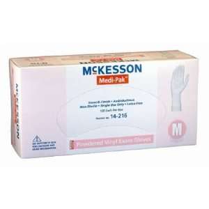 McKesson Medi Pak Powdered Vinyl Exam Glove NonSterile, Ivory, Latex 