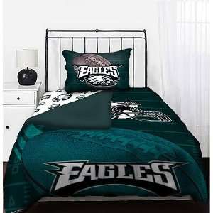 : Philadelphia Eagles NFL Full Comforter & Sheet Set (5 Piece Bedding 