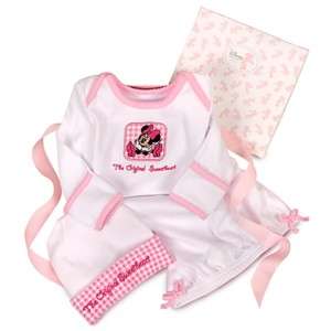 Organic Minnie Mouse Sleepwear Gift Set Infants Girls  