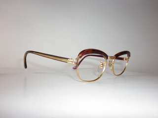 Vintage smaller brown gold filled AMOR eyeglasses H20 P  