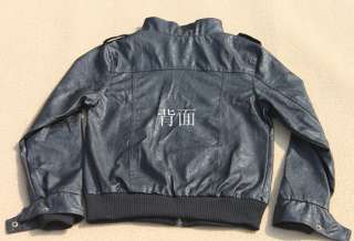 new black lady motorcycle cropped biker bomber Faux Leather Jacket top 