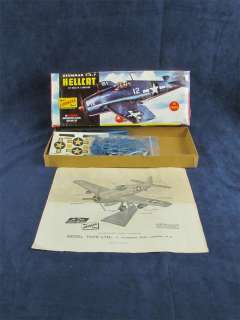 Vintage 1950s Lindberg Grumman F6F Hellcat Model Kit  