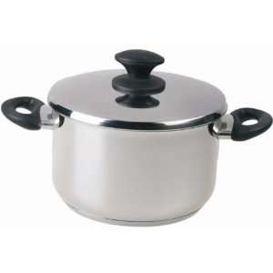  Stainless Steel 6 Quart Stock Pot with Steel Lid Kitchen 