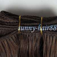 20Long x 50Wide Weft Human BODY WAVY Remy Hair Extension#04 Medium 