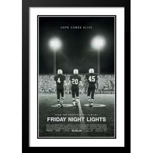  Friday Night Lights Framed and Double Matted 32x45 Movie 