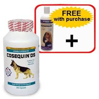 Cosequin DS (250 Caps) + Dermaquin Omega 3 Fish Oil Supplement for 