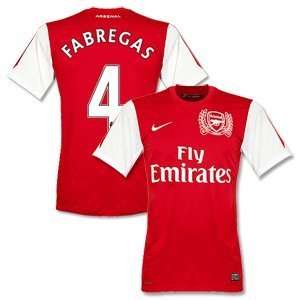  11 12 Arsenal Home Jersey + Fabregas 4