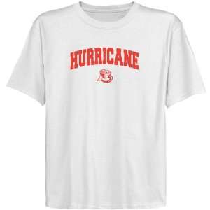  Tulsa Golden Hurricane Youth White Logo Arch T shirt 