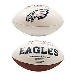   Eagles Embroidered Signature Series Football: Sports Collectibles