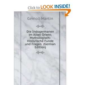    Historische Funde und Fragen (German Edition) Gemoll Martin Books