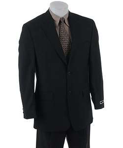 Michael Kors Mens Single breasted Black Suit  Overstock